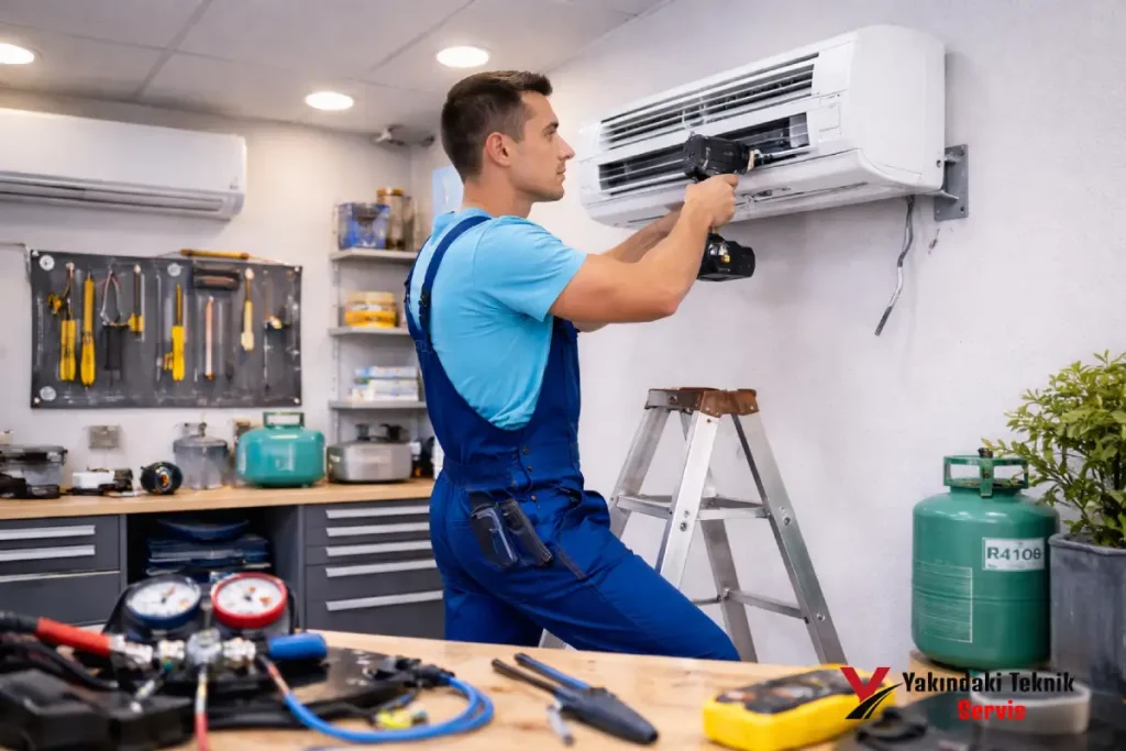 Hatay Genelinde Klima Servisi Hizmeti Veren Teknik Servis Ustası Klima Arıza Tespiti Bakım Ve Onarım Çalışması